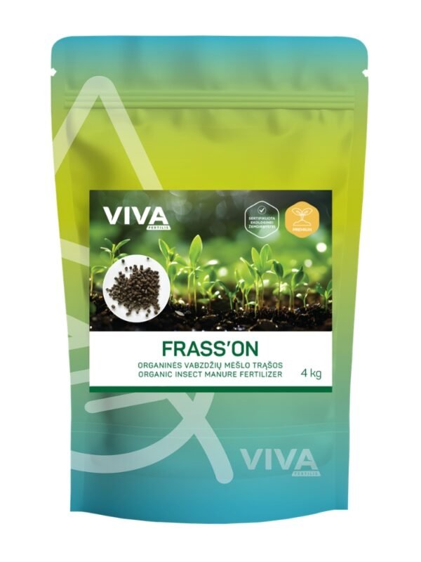 Organinės vabzdžių mėšlo trąšos FRASS'ON, 4 kg