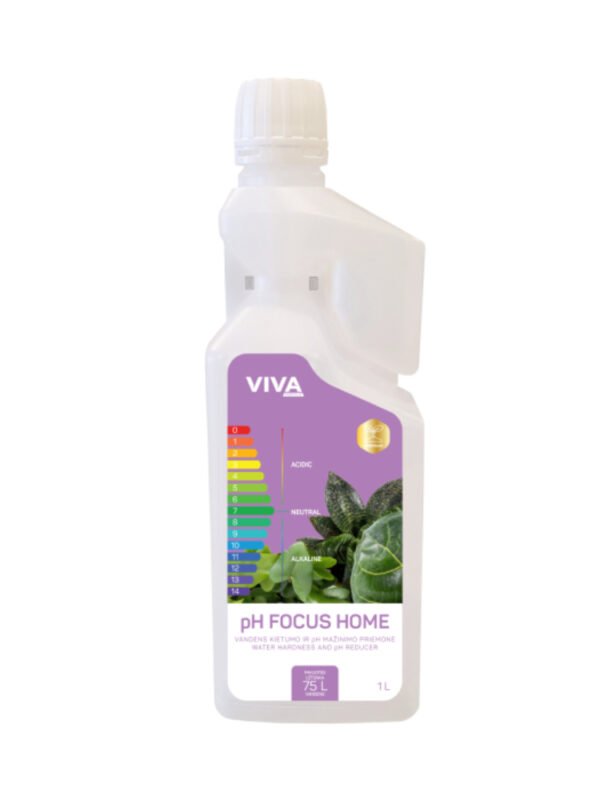 Vandens kietumo ir pH mažinimo priemonė pH FOCUS HOME