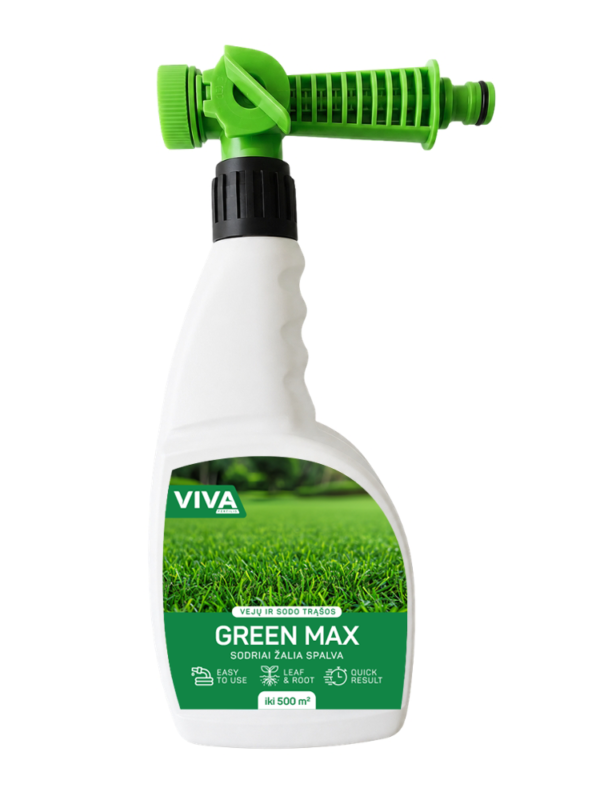 Mikroelementų trąšos GREEN MAX su purkštuku, 750 ml
