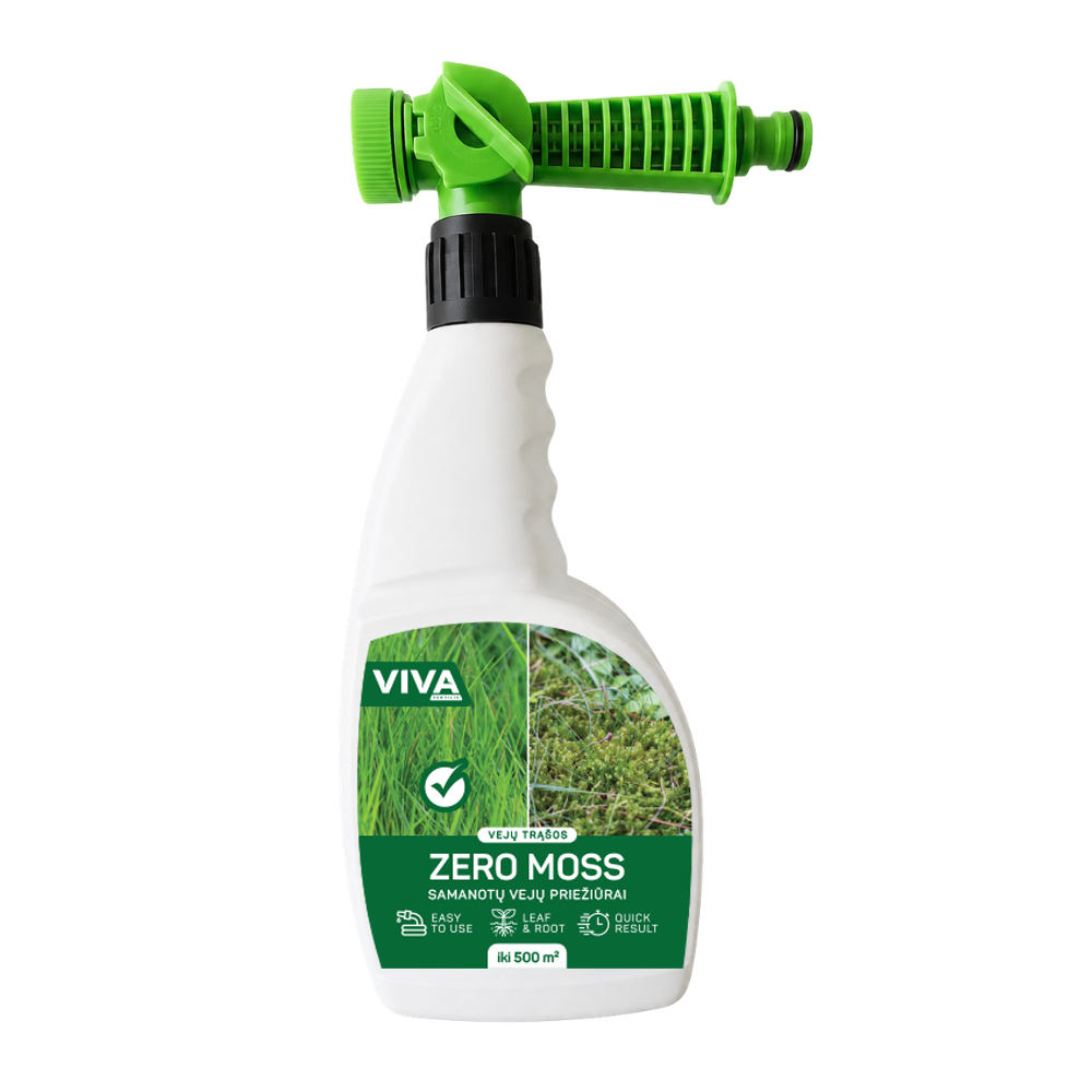 Samanotų vejų trąša ZERO MOSS su purkštuku, 750 ml