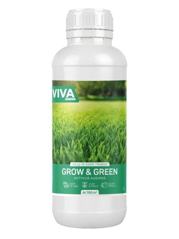 Vejos ir sodo trąšos GROW & GREEN (papildymui), 1 l