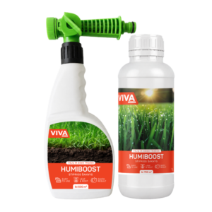 VIVA FERTILIS HUMIBOOST trąšos: 750 ml pakuotė su purkštuku ir 1 l papildymas